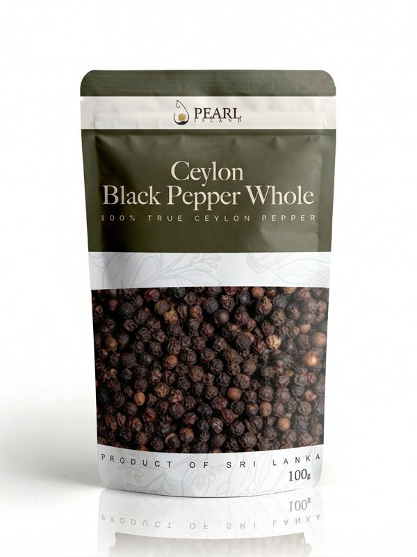 Ceylon Black Pepper Whole
